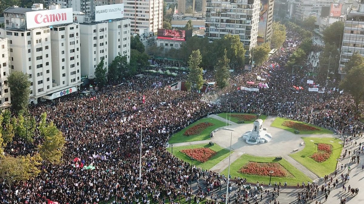 Una nueva jornada histórica se vivió durante este 8 de marzo en Plaza Italia.