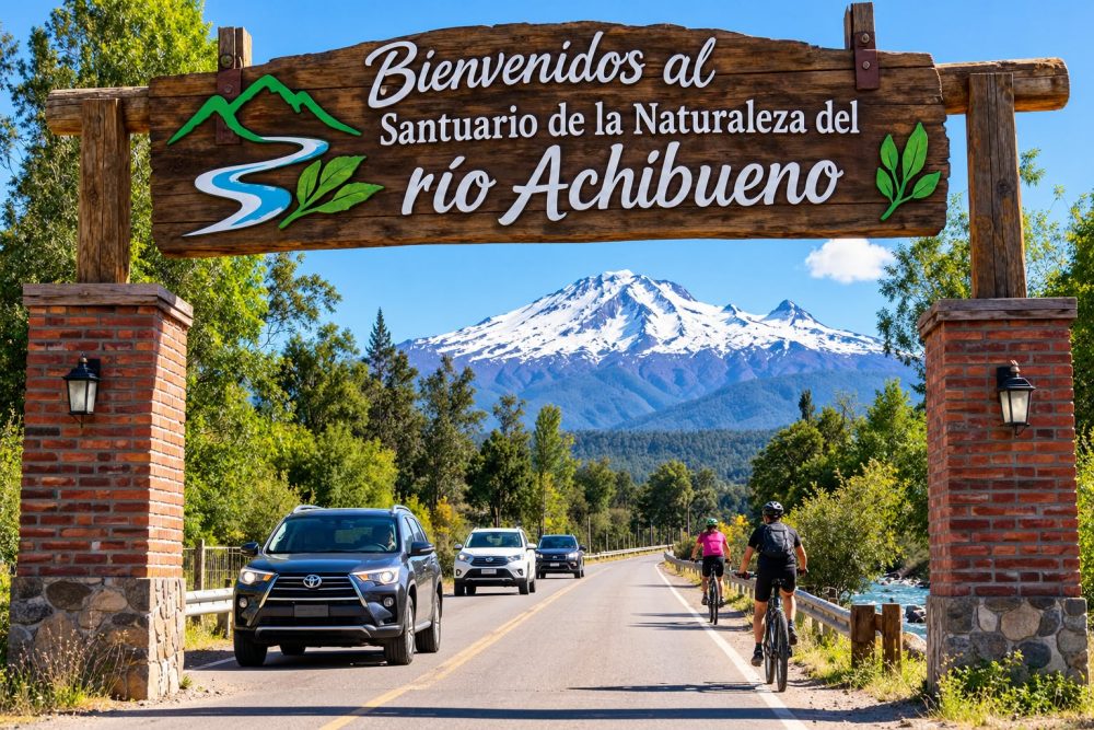 Construcción del portal de Bienvenidos al Santuario de la Naturaleza Achibueno podría ser una realidad